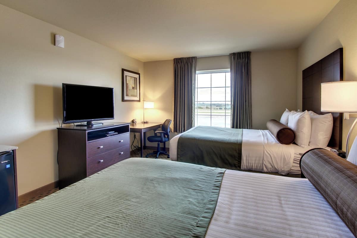 room, 2 queen beds, accessible | premium bedding, pillow-top beds, in-room safe, desk