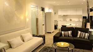 Villa, 2 Bedrooms | Living area | Flat-screen TV, DVD player - Villa Jungle Livin' at D2 Villas (Koh Samui)