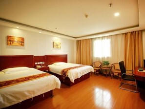 In-room safe, free WiFi - GreenTree Inn Jiangsu Suzhou Kunshan Huaqiao Household Building Materials City Shell Hotel (Suzhou)