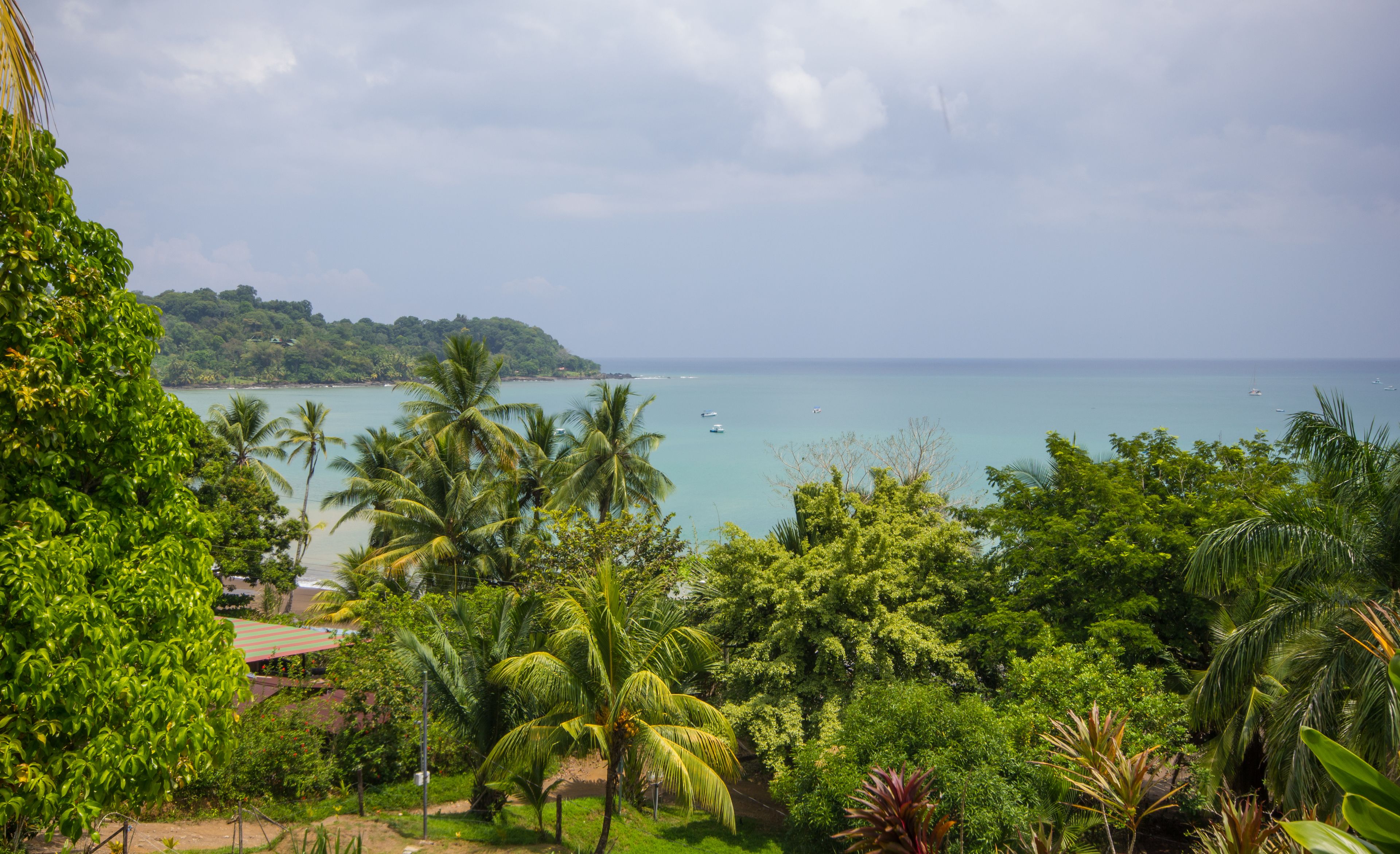 Blick von der Unterkunft