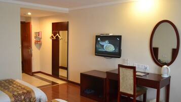 Twin Room | In-room safe, blackout drapes, iron/ironing board, free WiFi