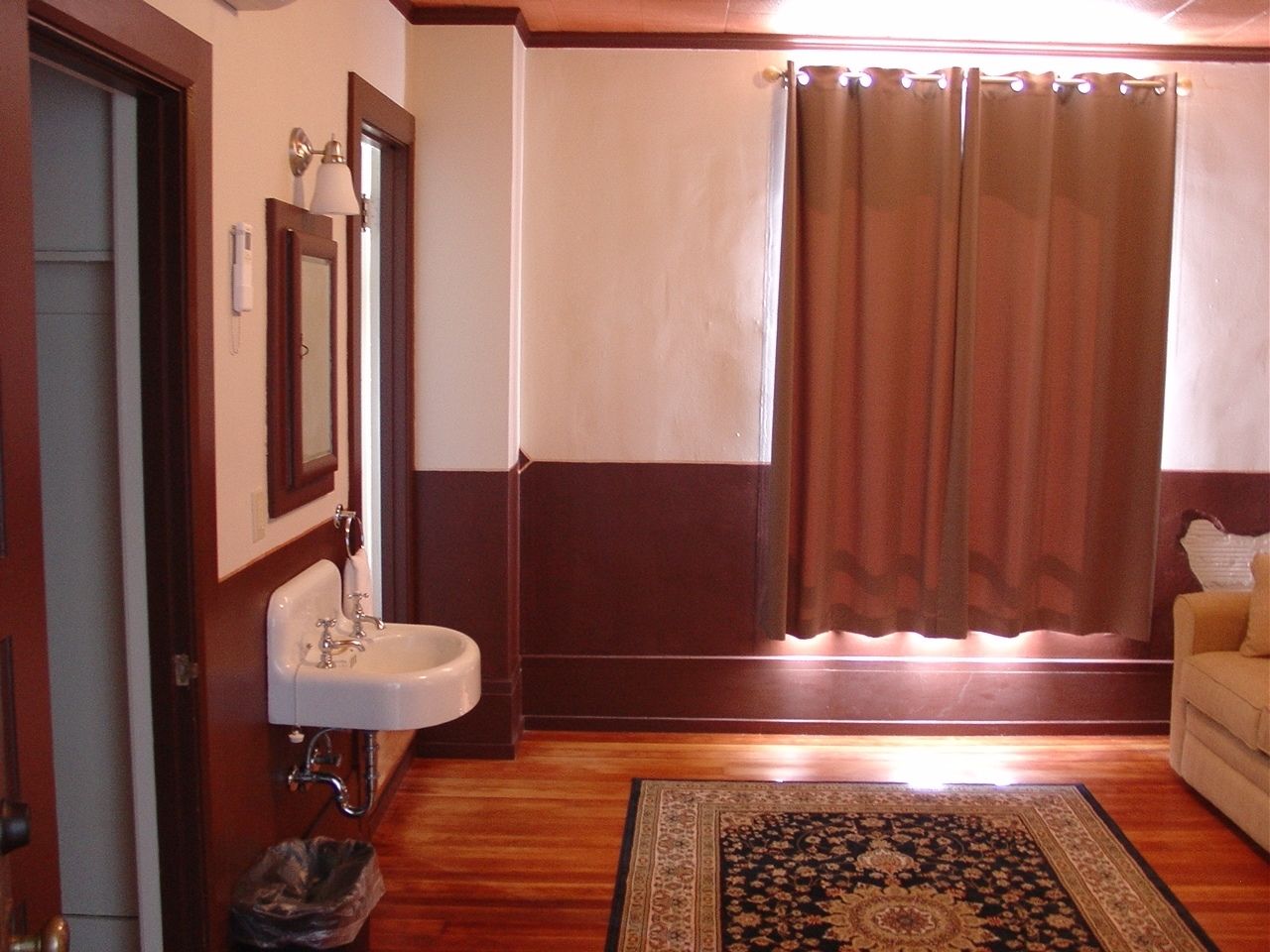 suite, 1 king bed with sofa bed (w/ marble shower) | living area