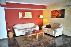 Sala de estar en el lobby