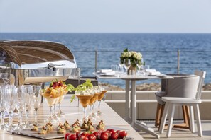 Espace banquet en plein air