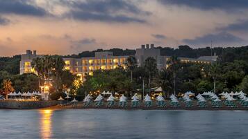 Front of property - evening/night