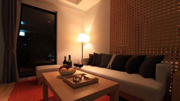 Suite (Spa ) | Area keluarga | TV LCD