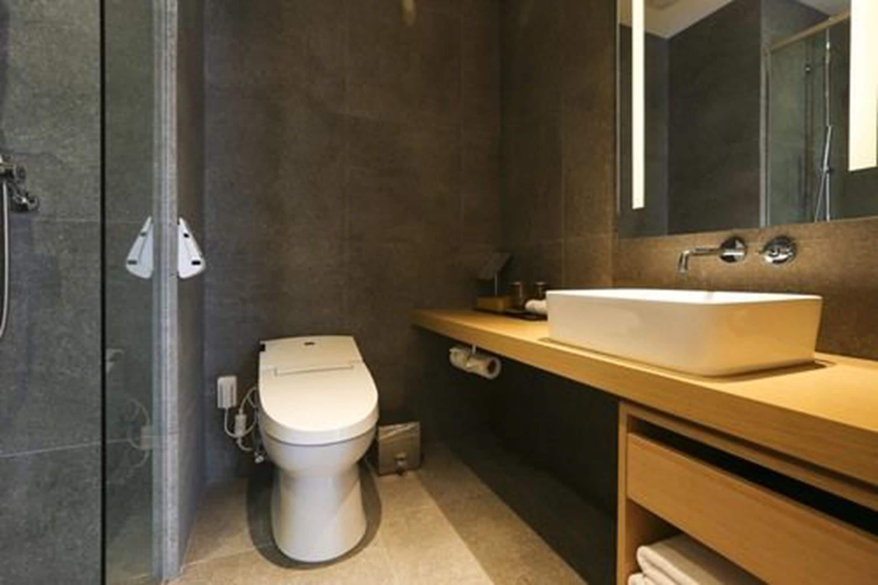 free toiletries, hair dryer, bathrobes, slippers