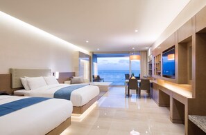 Zweibettzimmer, Terrasse, Meerblick (No single traveler allowed)