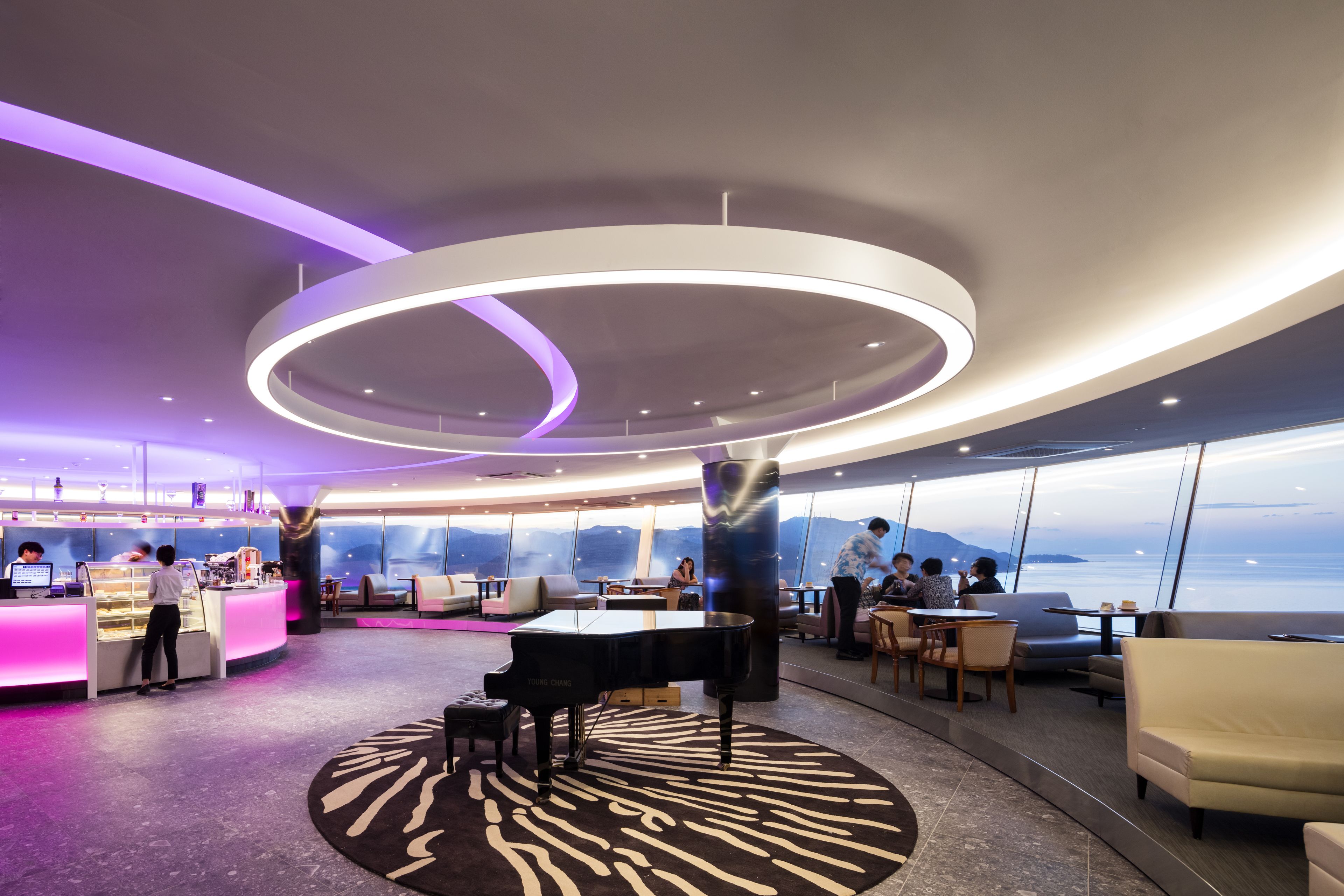 ocean views, open daily