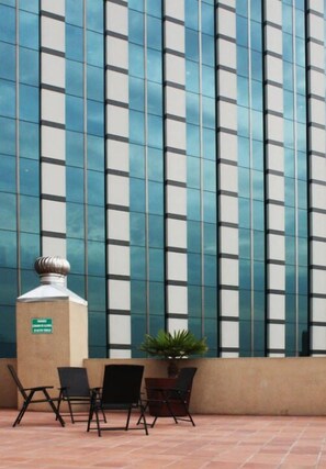 숙박 시설 입구