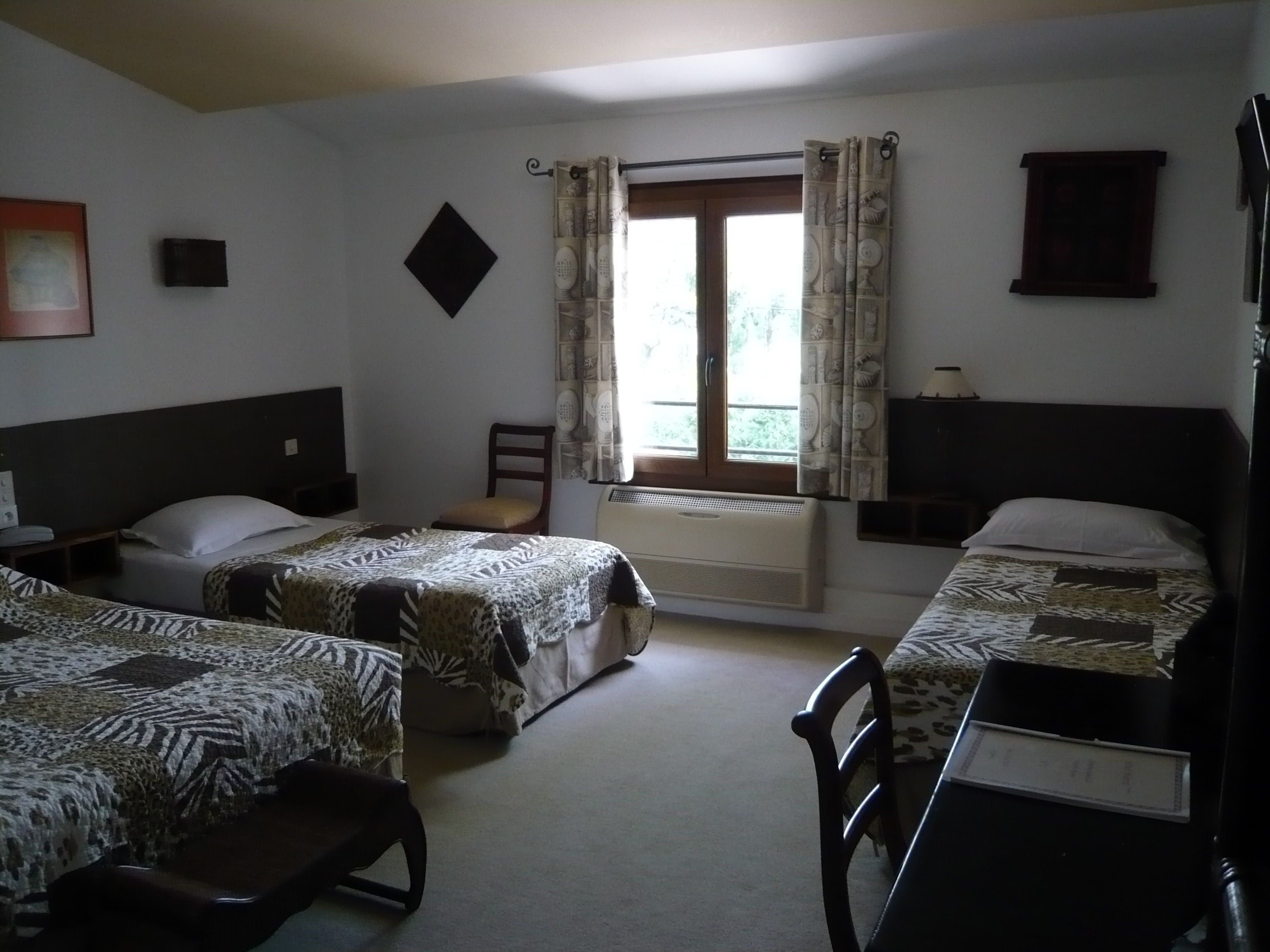 family room | in-room safe, individually decorated, desk, blackout curtains