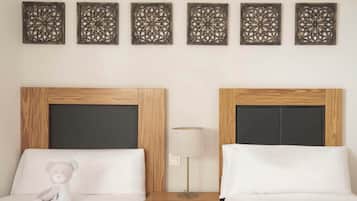 2 bedrooms, in-room safe, blackout curtains, iron/ironing board