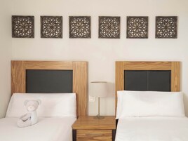 2 bedrooms, in-room safe, blackout curtains, iron/ironing board