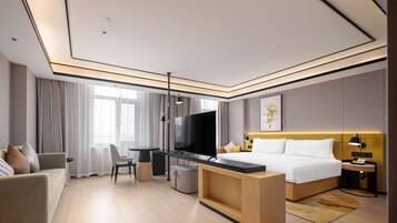 Premium Room, 1 King Bed | Down duvets, in-room safe, individually decorated, desk