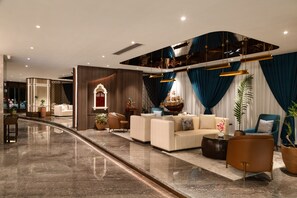 Sitteområde i lobbyen