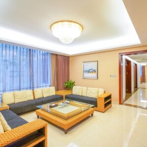 Villa (Hotspring Included) | Living room | LCD TV - Phoenix Hotspring Resort (Suzhou)