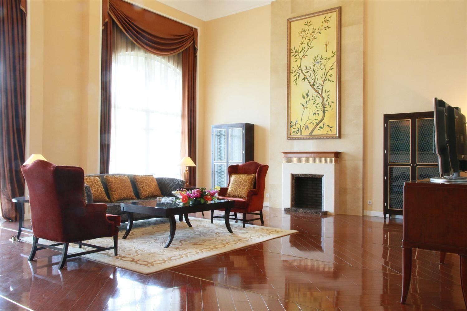 Lobby sitting area