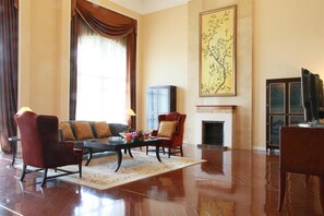 Área de estar no saguão