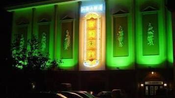 Front of property – evening/night