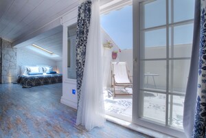 Penthouse Suite | Σεντόνια από αιγυπτιακό βαμβάκι, πουπουλένια παπλώματα 