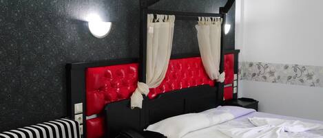 1 kamar tidur, brankas, kedap suara, dan Wi-Fi gratis