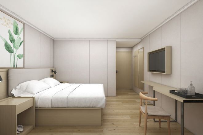 Blackout curtains, iron/ironing board, free WiFi