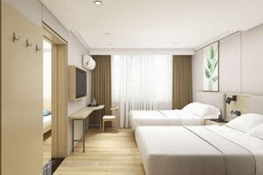 Blackout curtains, iron/ironing board, free WiFi - GreenTree Inn Smart Selection Hotel (Guanyun Wenzhou Trade City Jiulong Square Branch) (Lianyungang)