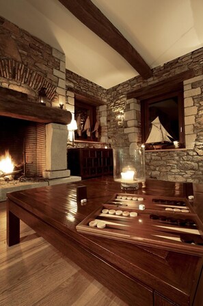 Fireplace - La Villa du Golfe (Arradon)