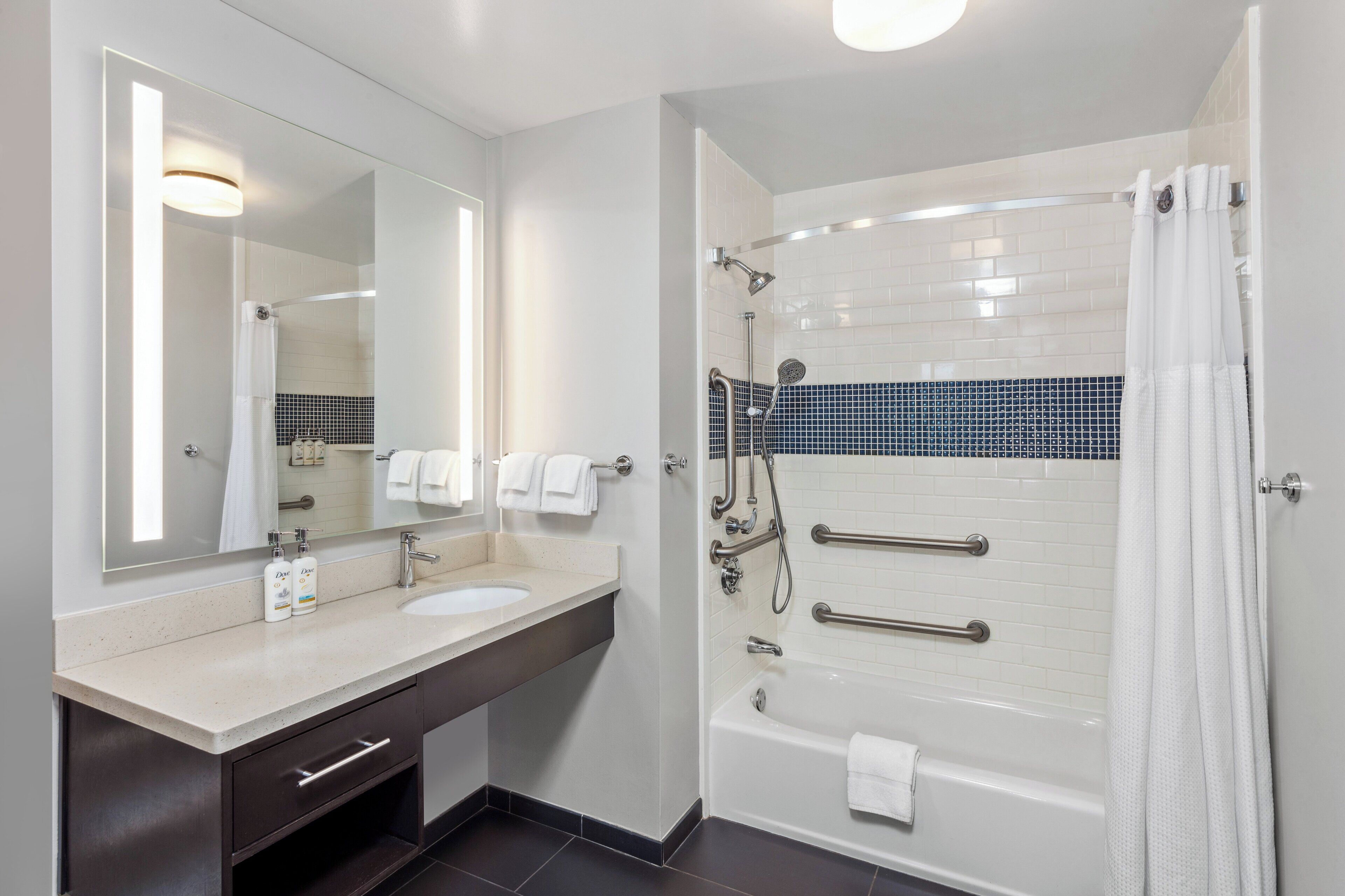 free toiletries, hair dryer, towels, soap