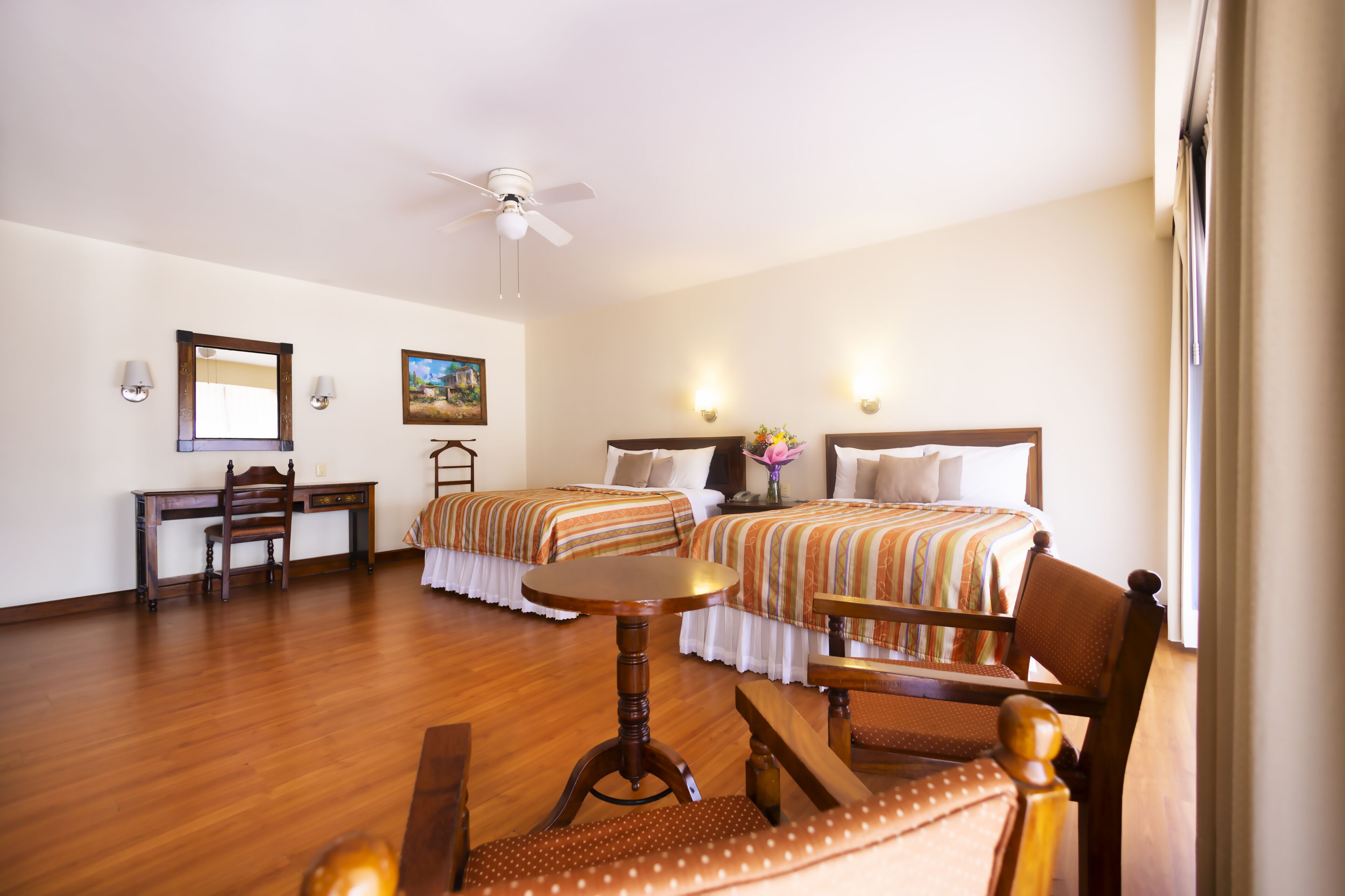 traditional double room | premium bedding, in-room safe, desk, blackout curtains