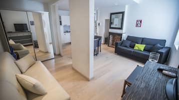 Comfort-Studio (4 persons) | Schreibtisch, schallisolierte Zimmer, Bügeleisen/Bügelbrett