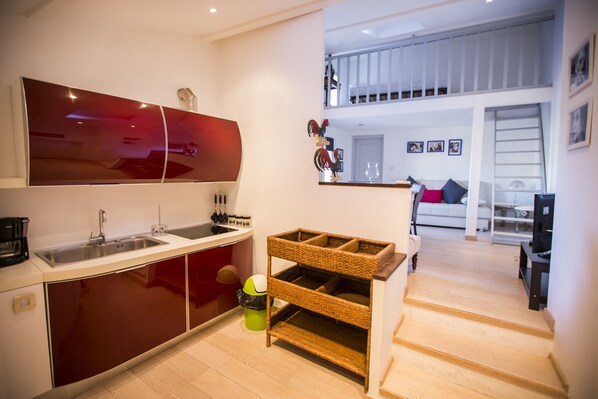 Superior Apartment, 1 Bedroom (5 personnes) | Private kitchen