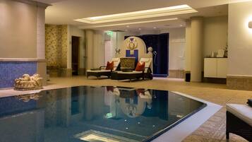 Sauna, steam room, body treatments, body wraps, body scrubs, facials