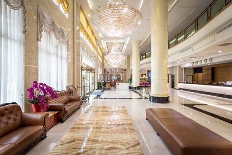 Sala de estar en el lobby