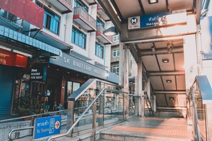 Overnatningsstedets facade