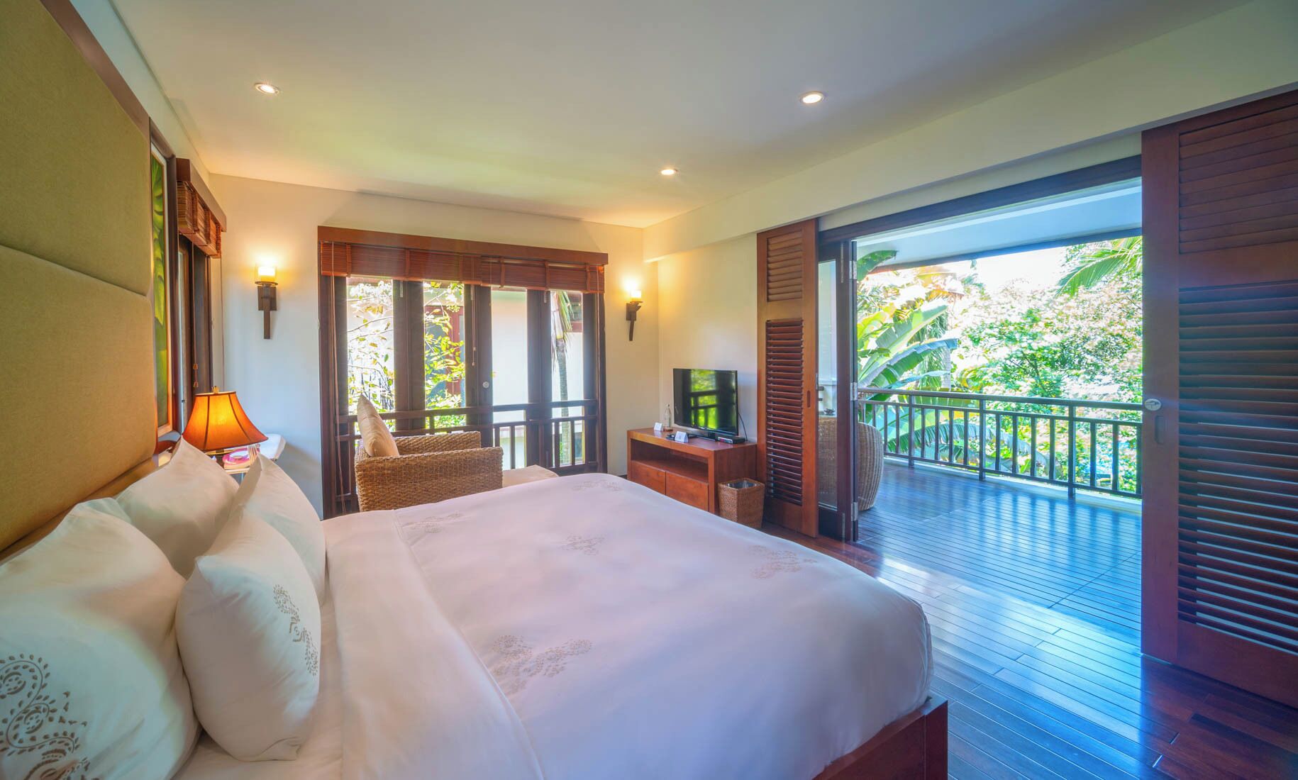 Biệt thự dành cho gia đình, 2 phòng ngủ, hồ bơi riêng | 1 ph òng ngủ, bộ đồ giường cao cấp, minibar, két bảo mật tại phòng 