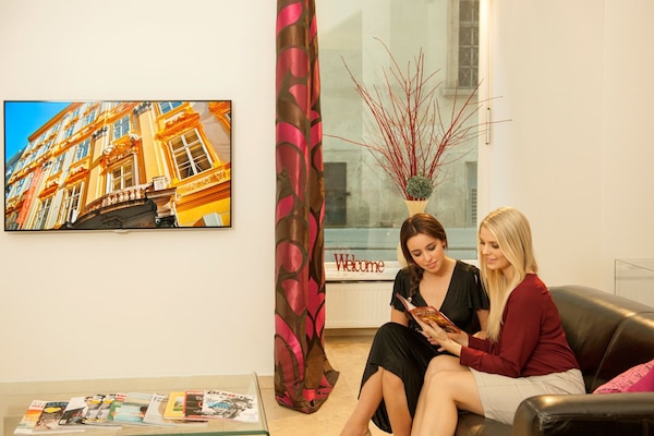 Sitteområde i lobbyen