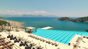 Indoor pool, 4 outdoor pools, pool cabanas (surcharge), pool umbrellas