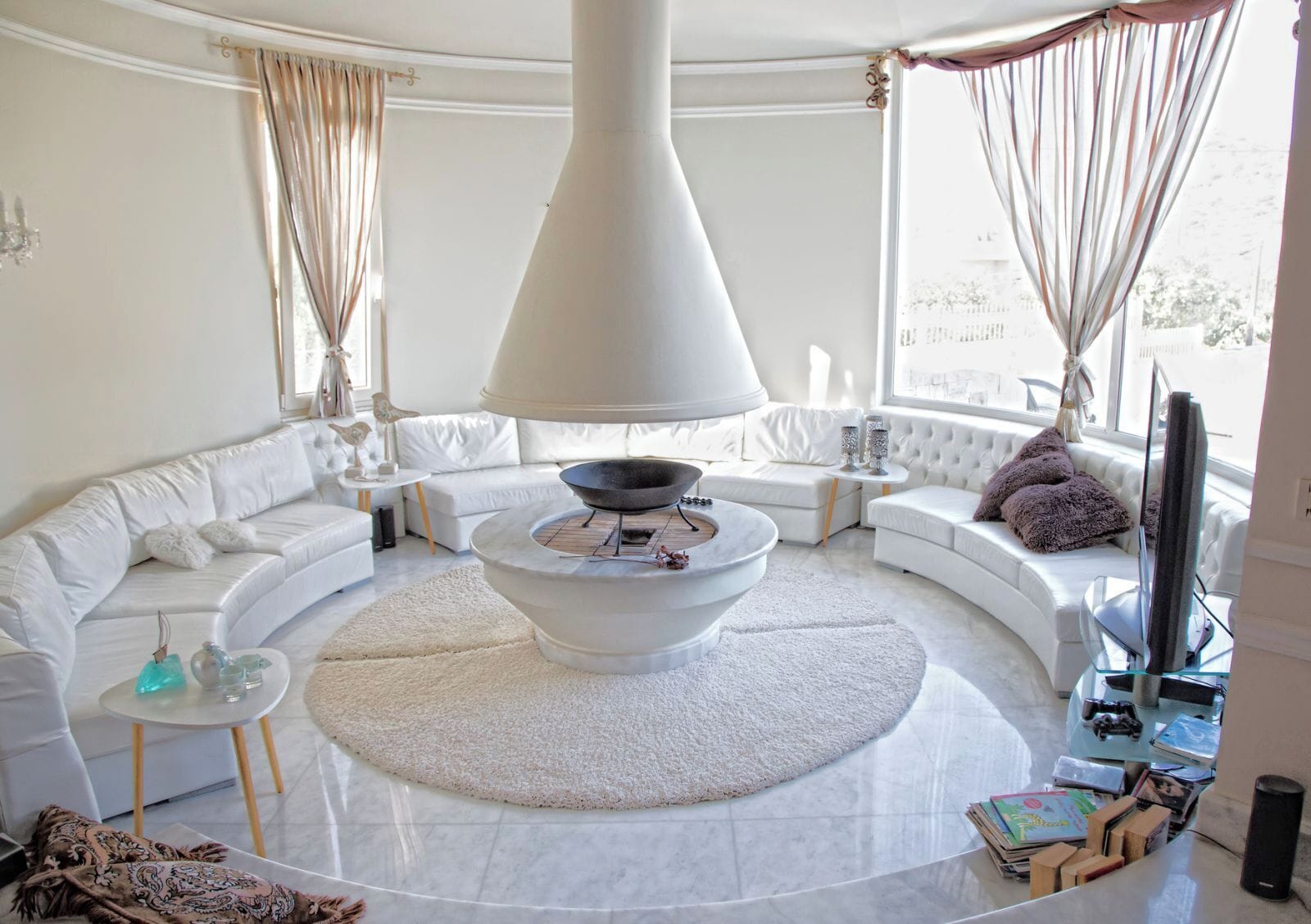 Exclusive Villa, 3 Bedrooms, Pool View, Mountainside | Living area | Flat-screen TV, DVD player