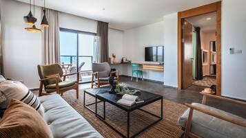 Premium Terrace Suite. | Premium bedding, minibar, in-room safe, desk