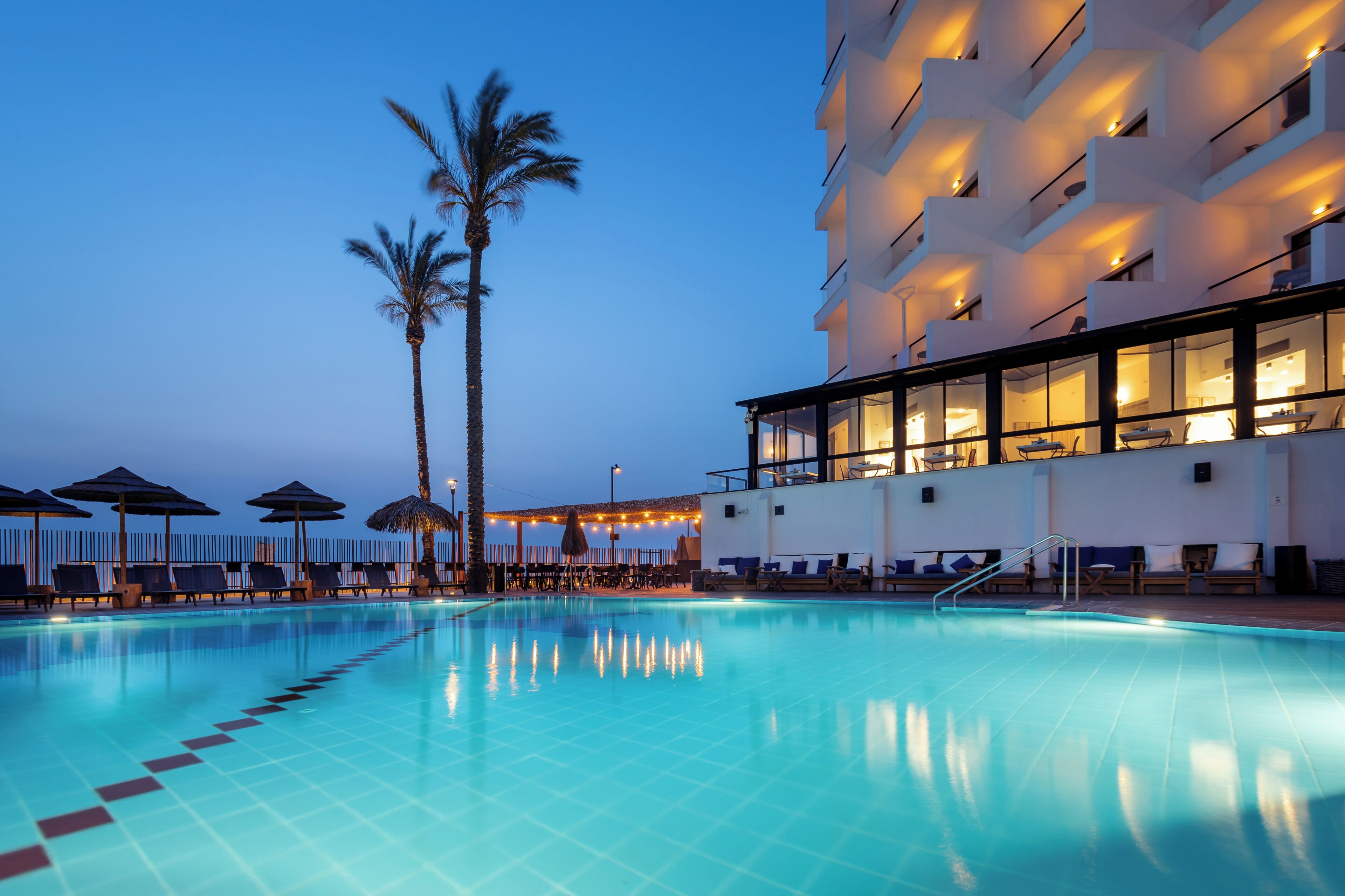 Indoor pool, outdoor pool, open 9:30 AM to 5:00 PM, sun loungers