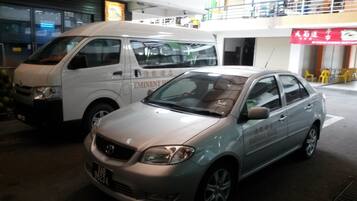 Guests can park their vehicles in this secure indoor parking area.