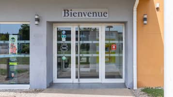 Entrée de l’hébergement