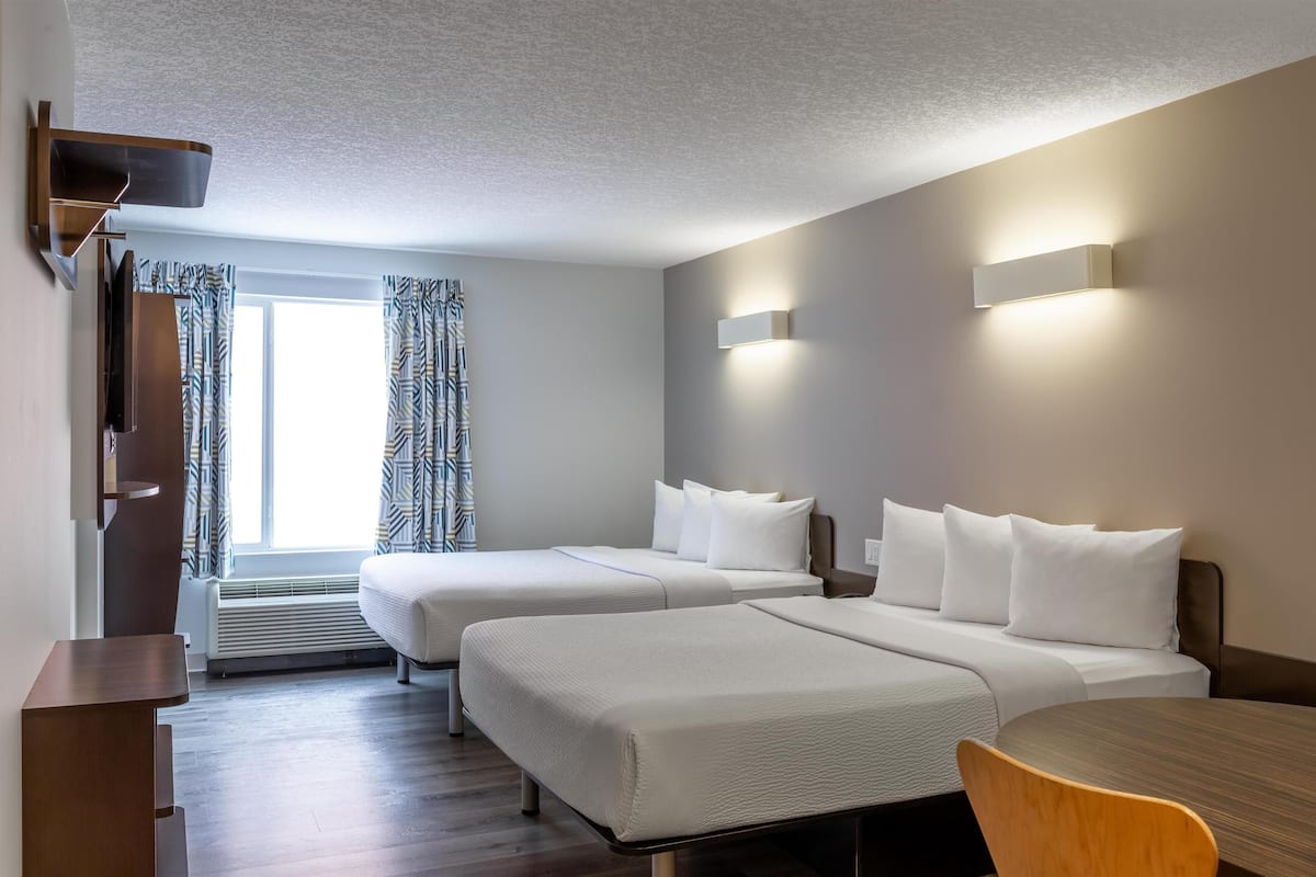 Standard Room, 2 Queen Beds, Non Smoking | Desk, free WiFi, bed sheets, wheelchair access