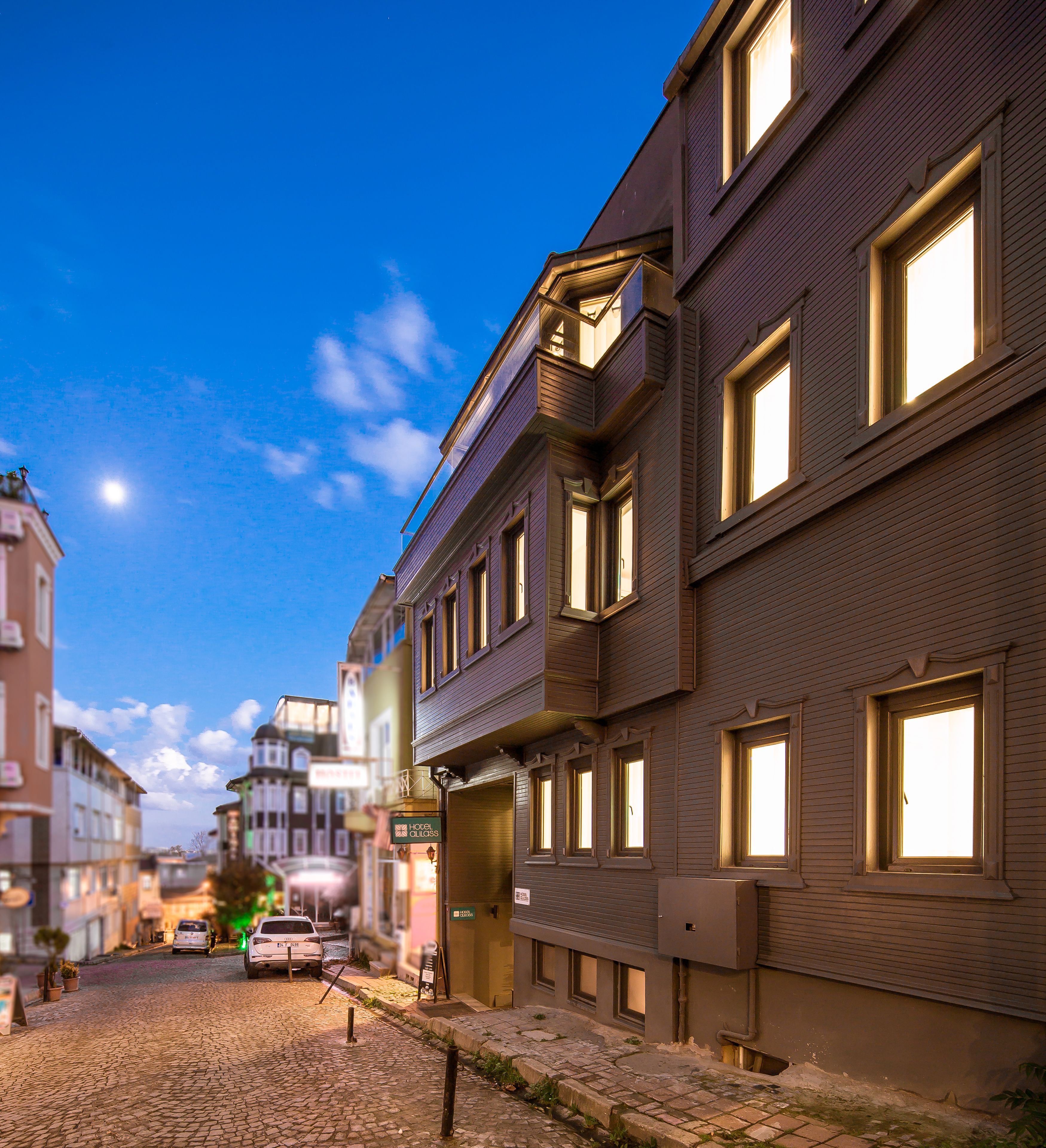 Blick von der Unterkunft