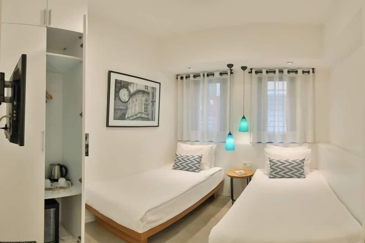 Minibar, värdeförvaringsskåp på rummet och ljudisolering