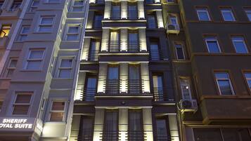 Front of property - evening/night