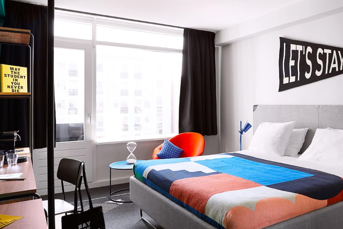 Deluxe Double Room | Premium bedding, desk, laptop workspace, soundproofing