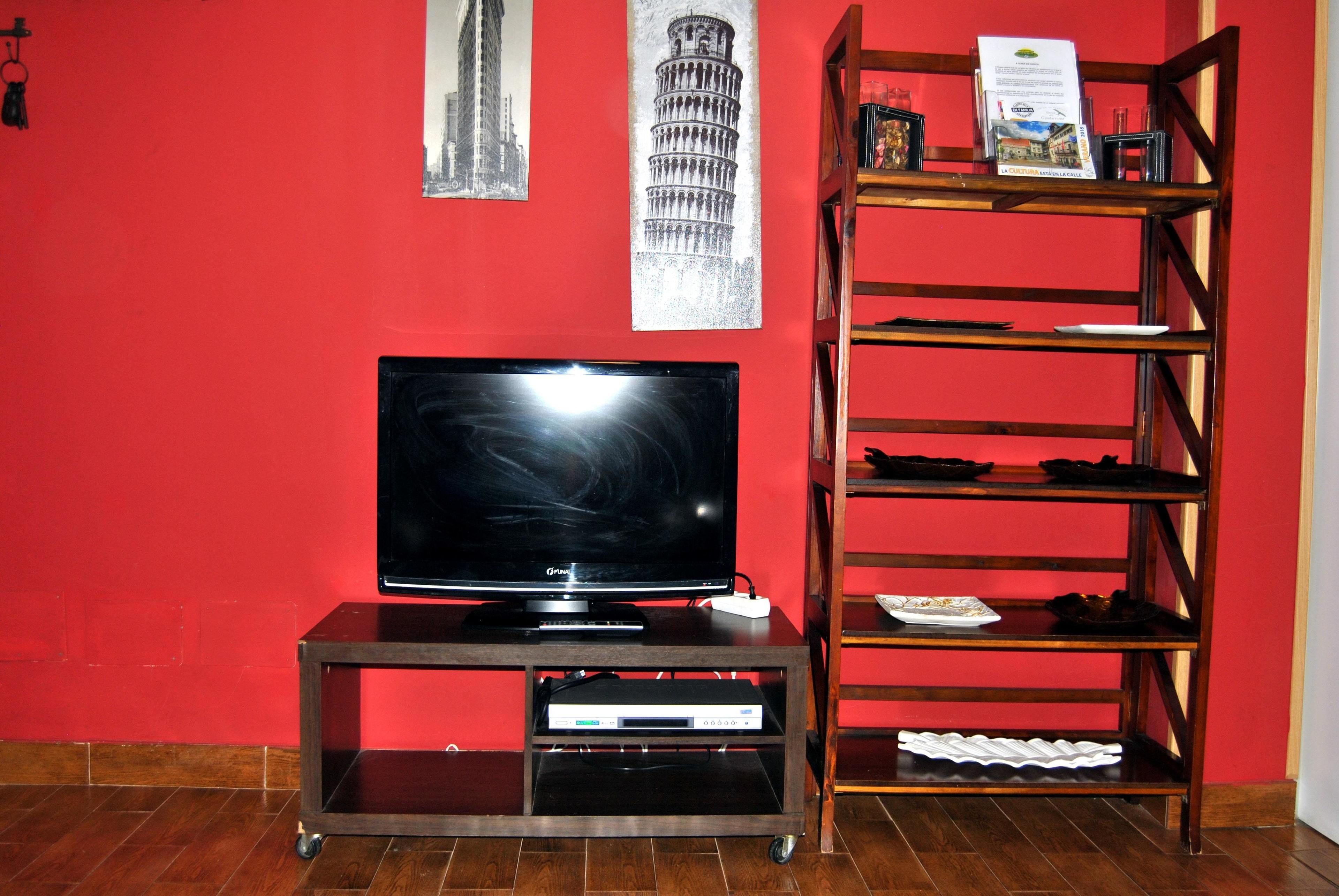 deluxe apartment, 2 bedrooms, mountain view, mountainside | living area | 47-inch flat-screen tv with digital channels, tv, dvd player