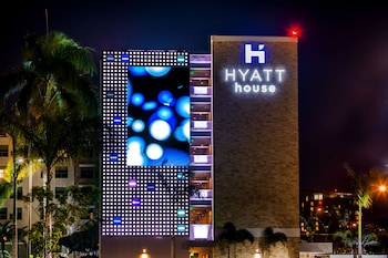 Front of property - evening/night at Hyatt House San Juan
